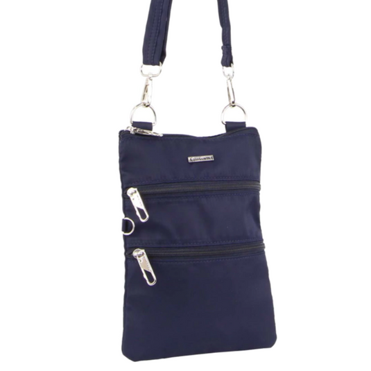 Pierre Cardin Anti-Theft RFID Ladies Cross Body Bag Slash Proof Crossbody Women - Navy-4