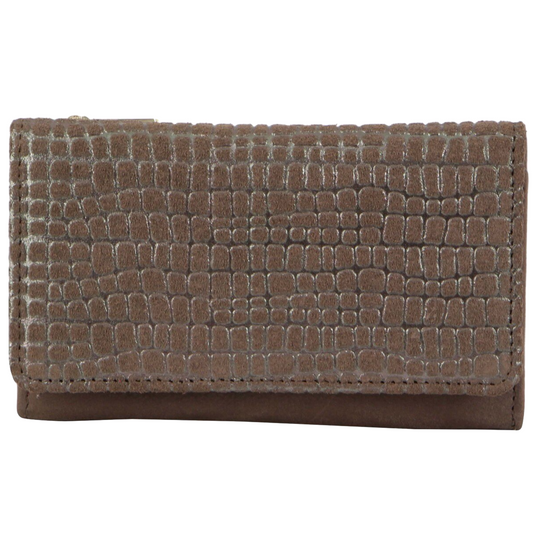Pierre Cardin Womens Italian Leather Wallet Coin Purse ID Card Holder - Mocha-2