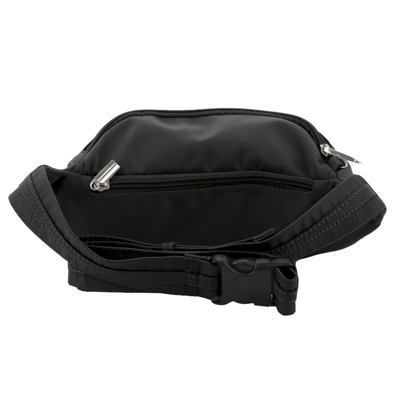 Load image into Gallery viewer, Pierre Cardin Slash Proof Waist Belt Bum Bag Travel RFID Anti-Theft Mens Black-4

