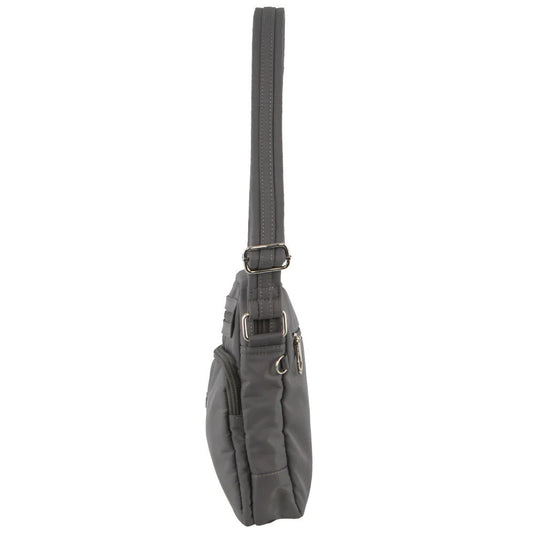 Pierre Cardin Anti-Theft Cross Body Bag RFID Blocking Slash Proof- Grey-2