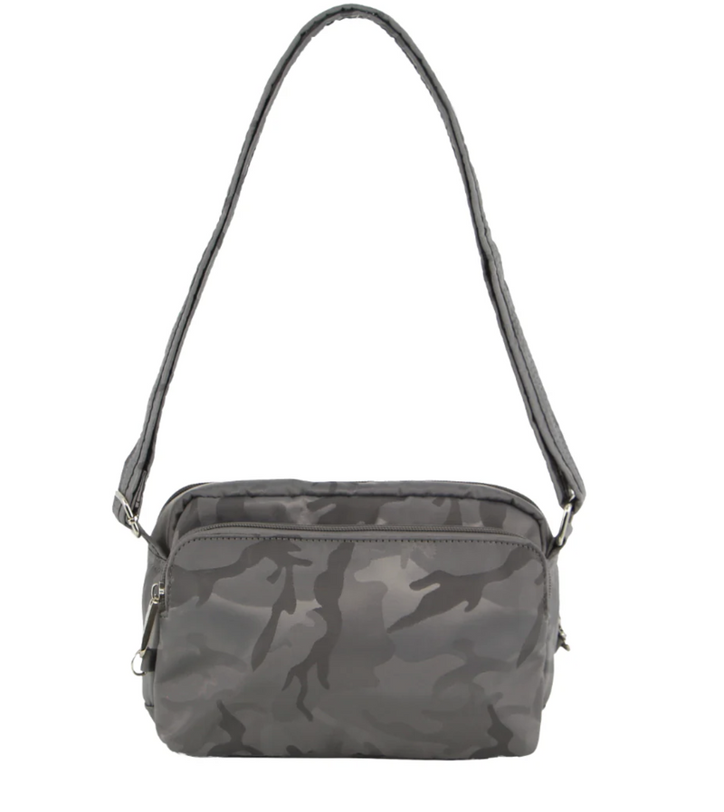 Load image into Gallery viewer, Pierre Cardin Anti-Theft Cross Body Bag Slash Proof RFID Blocking - Grey-Camo-3
