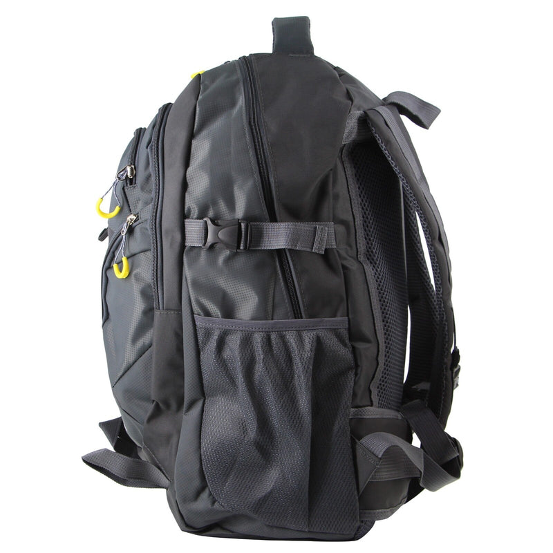 Load image into Gallery viewer, Pierre Cardin Backpack Shoulder Bag RFID Pocket Travel Outdoor Rucksack - Grey-3
