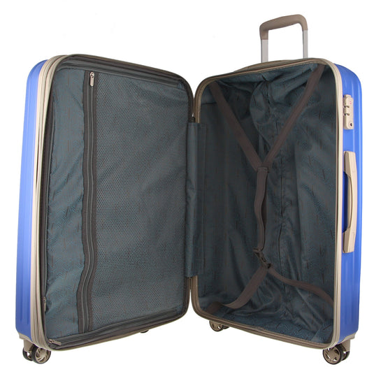 Pierre Cardin Hardshell Cabin Luggage Bag Travel Carry On TSA 54cm (49L) - Ocean-4