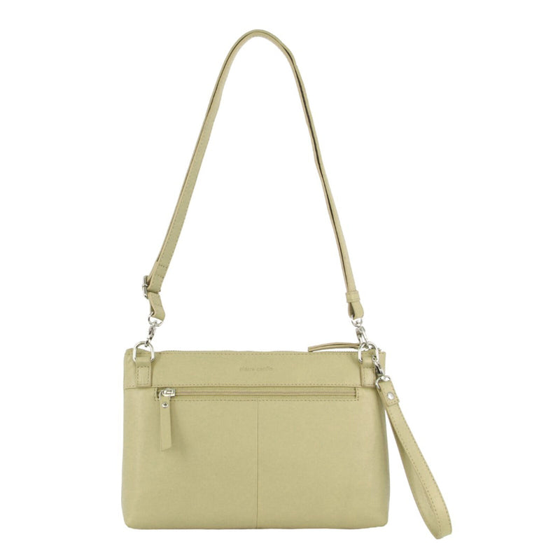 Load image into Gallery viewer, Pierre Cardin Womens Crossbody/Clutch Leather Bag in Sand-2
