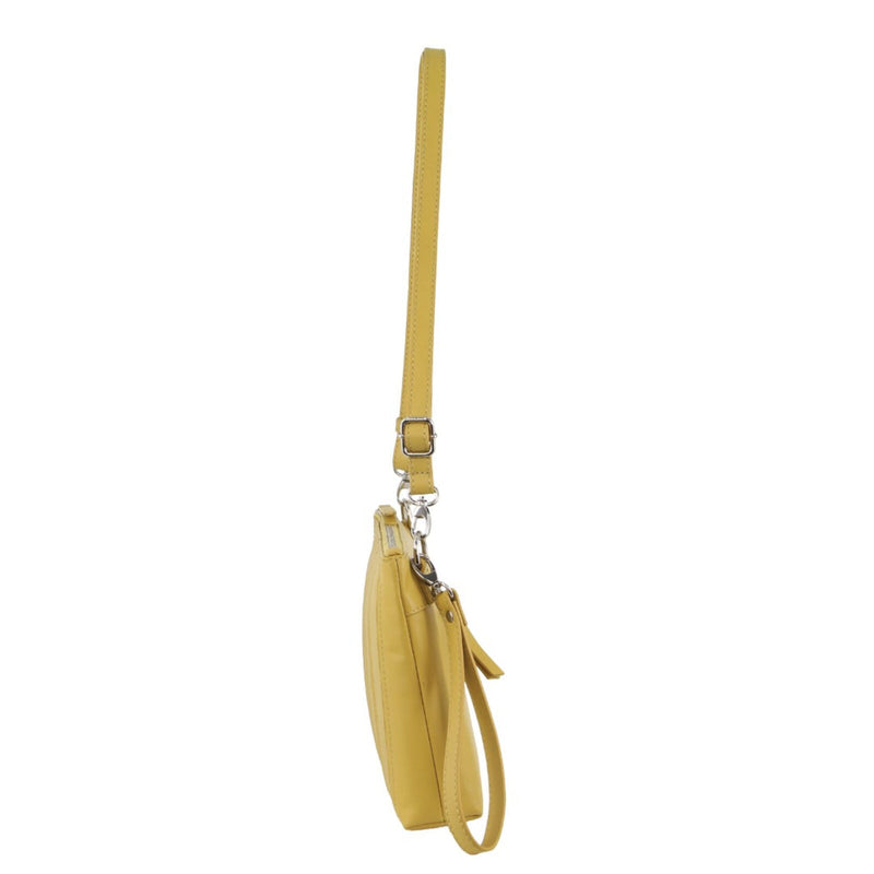 Load image into Gallery viewer, Pierre Cardin Womens Crossbody/Clutch Leather Bag in Yellow-3
