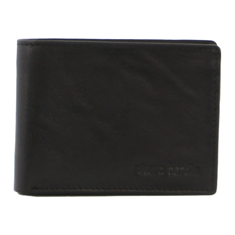 Load image into Gallery viewer, Pierre Cardin Mens Leather Wallet Bi-Fold RFID Credit Card Slots Flap - Black-2
