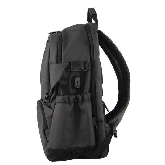 Pierre Cardin Backpack Bag Travel & Business Built-in USB Port Outdoor - Black-2
