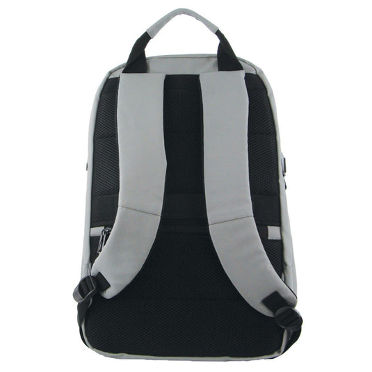 Pierre Cardin Backpack Bag Travel & Business w/ Laptop Computer Sleeve - Grey-3