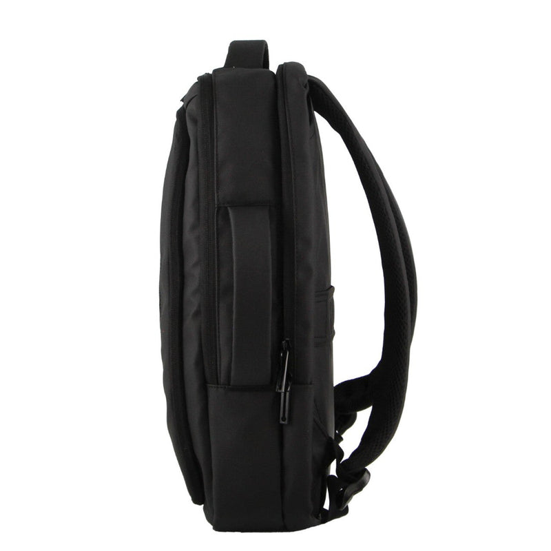 Load image into Gallery viewer, Pierre Cardin Backpack 15" Laptop Bag Briefcase Built-in USB Port Travel - Black-2
