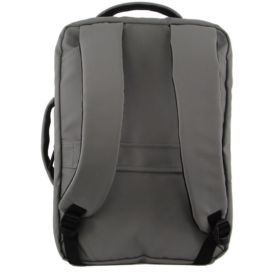 Pierre Cardin Backpack 15" Laptop Bag Briefcase Built-in USB Port Travel - Grey-3