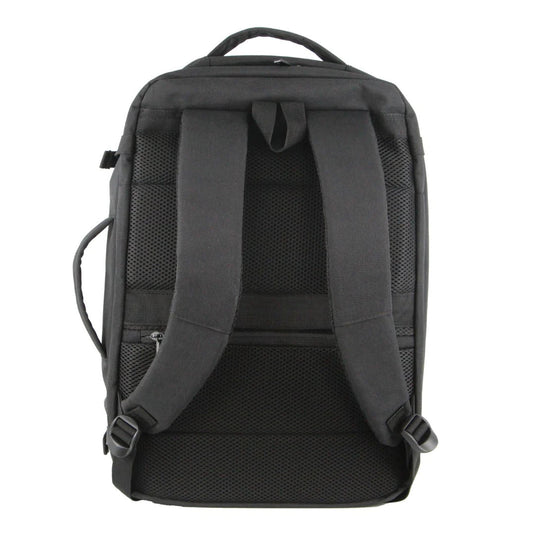 Pierre Cardin Mens Travel & Business Backpack with Built-in USB Port - Black-3
