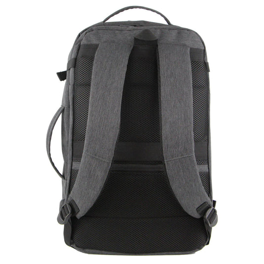 Pierre Cardin Mens Travel & Business Backpack with Built-in USB Port - Grey-3