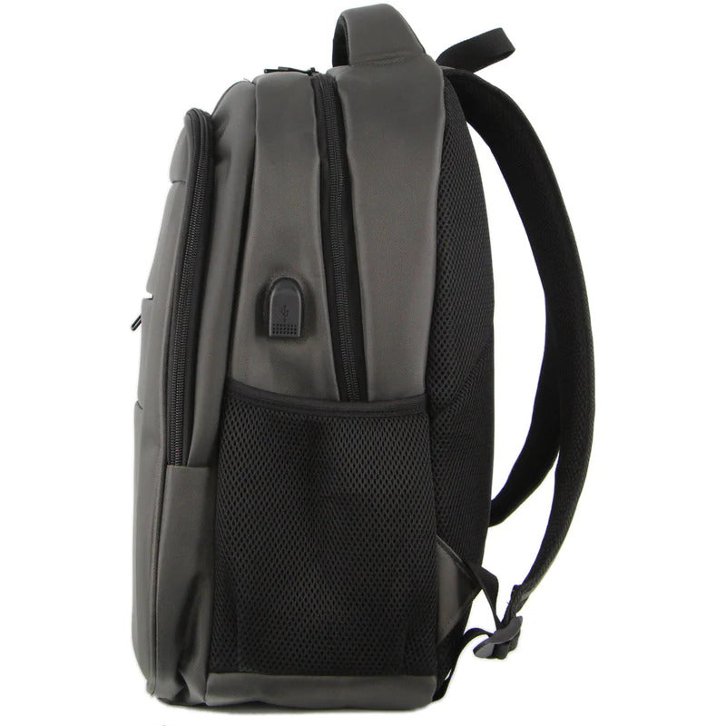 Load image into Gallery viewer, Pierre Cardin Mens Travel &amp; Business Backpack with Built-in USB Port - Grey-2
