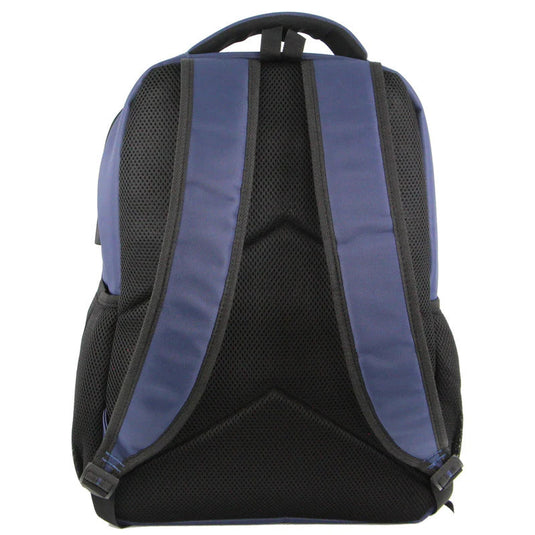 Pierre Cardin Mens Travel & Business Backpack with Built-in USB Port - Navy-3