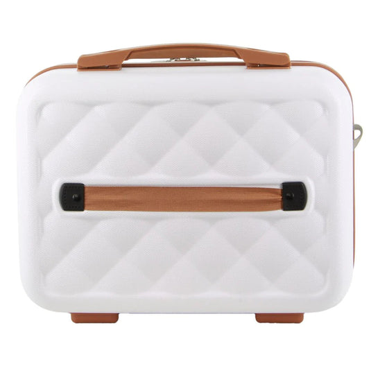 Pierre Cardin Beauty Case Hard Shell Makeup Cosmetic Organizer Travel - White-4