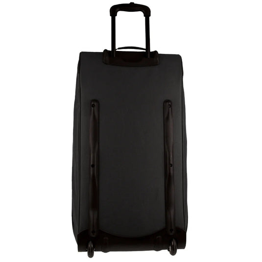140L Pierre Cardin Trolley Bag Medium Soft Travel Luggage Wheeled Duffle - Black-4