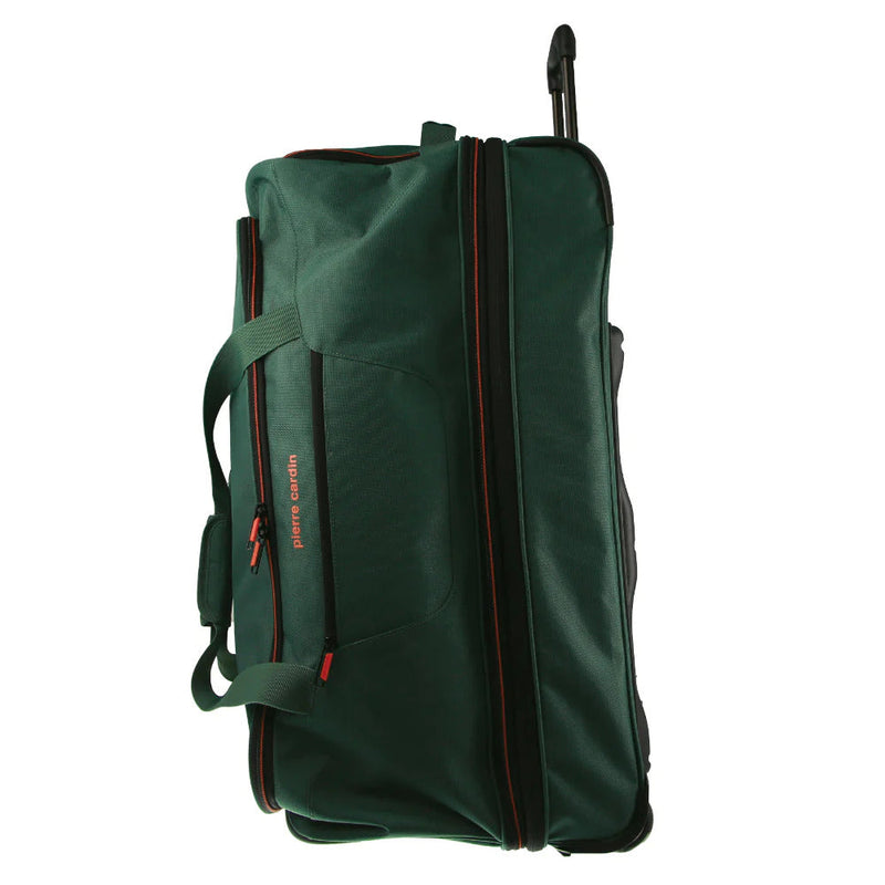 Load image into Gallery viewer, Pierre Cardin Trolley Bag Medium Soft Travel Luggage Wheeled Duffle 72cm - Green-3
