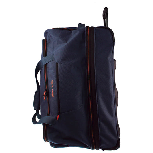 Pierre Cardin Trolley Bag Large Soft Travel Luggage Wheeled Duffle 82 Cm - Navy-4