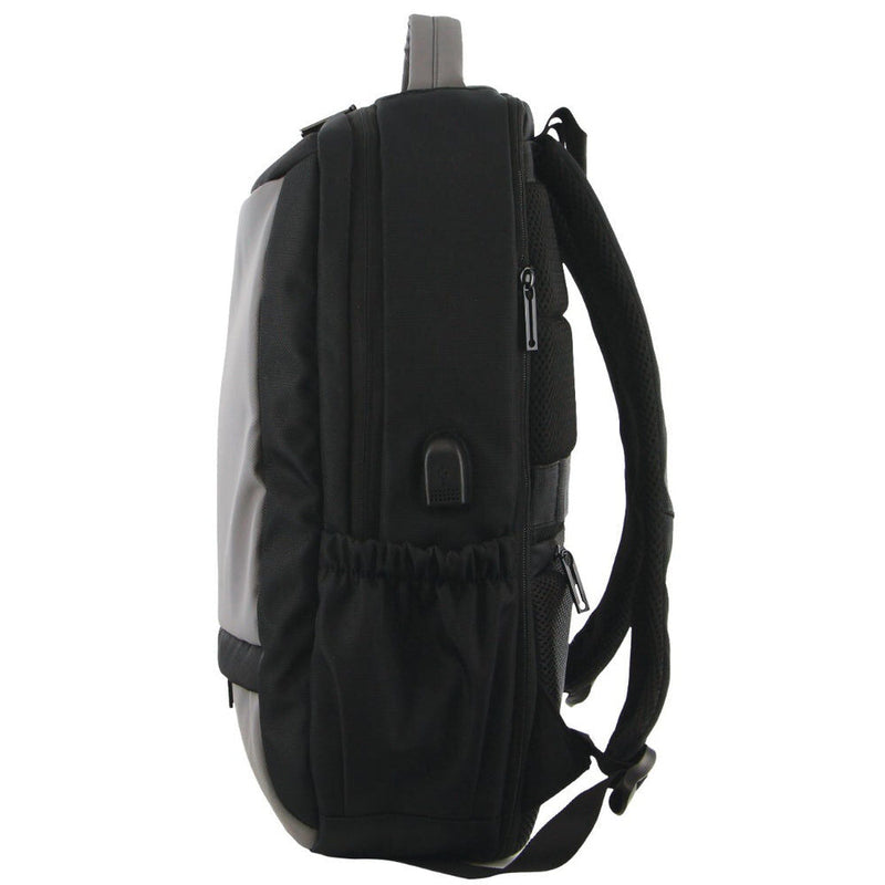 Load image into Gallery viewer, Pierre Cardin Travel &amp; Business Backpack Bag w/ Built-In USB in Dark Grey-3
