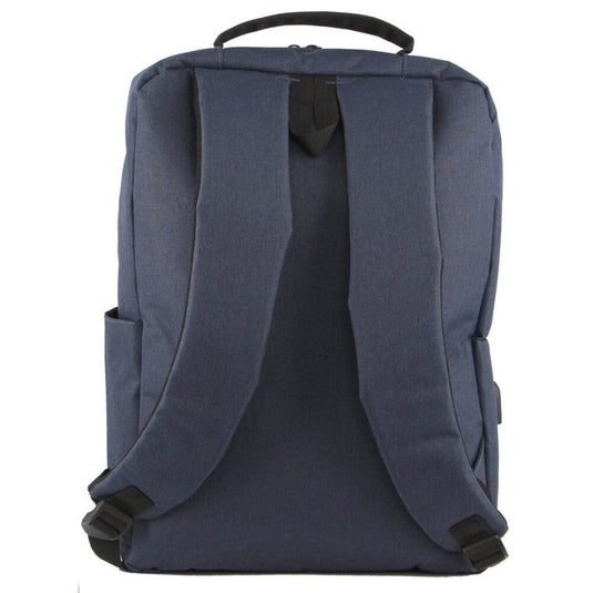Pierre Cardin Travel & Business Backpack Bag w/ Laptop Computer Sleeve in Navy-3