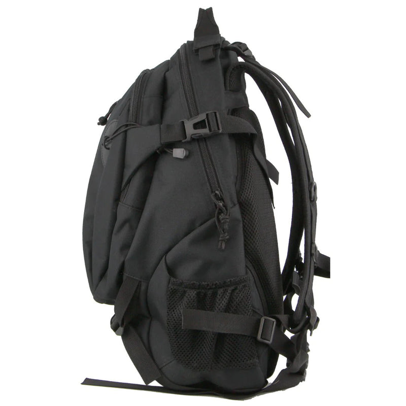 Load image into Gallery viewer, Pierre Cardin Mens Backpack Shoulder Bag Adventure Travel Casual Outdoor - Black-2

