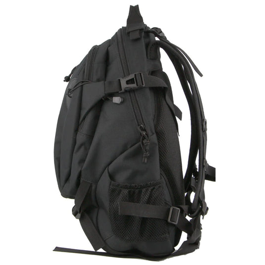 Pierre Cardin Mens Backpack Shoulder Bag Adventure Travel Casual Outdoor - Black-2