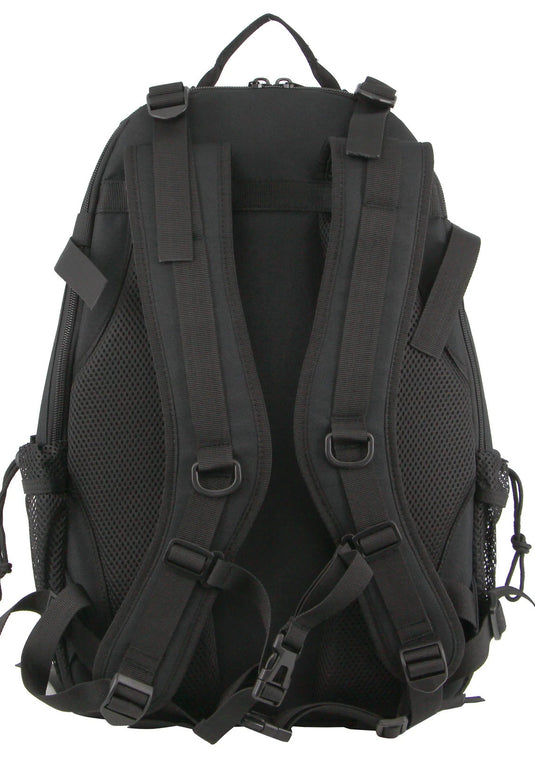 Pierre Cardin Mens Backpack Bag Travel Outdoor w/ Detachable Australia Flag - Black-3