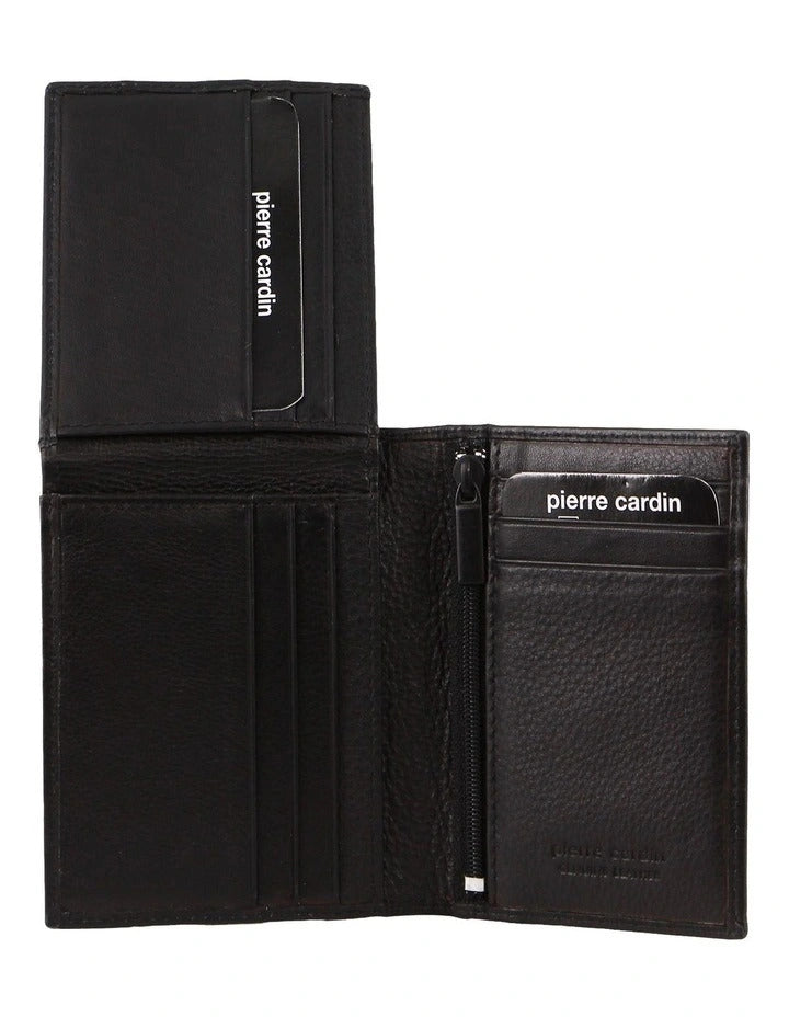 Load image into Gallery viewer, Pierre Cardin Mens Rustic Genuine Leather Wallet RFID in Black-2
