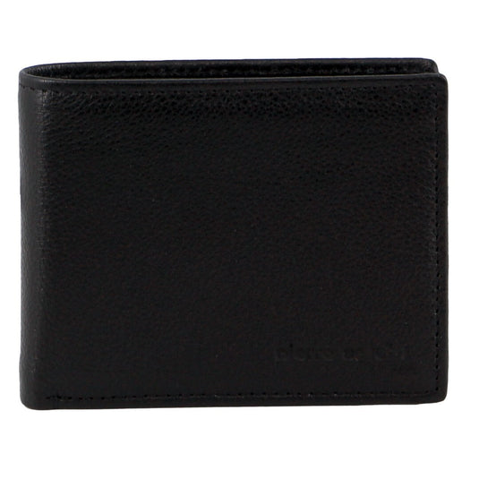 Pierre Cardin Mens Leather Bi-Fold Wallet w/ RFID Protection in Black-2