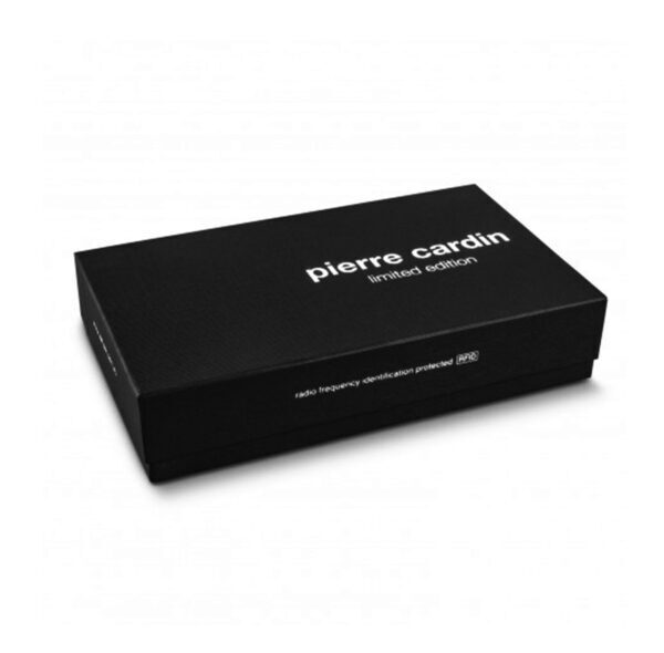 Load image into Gallery viewer, Pierre Cardin Leather Passport Holder Cover Wallet w/ RFID Protection - Black-3
