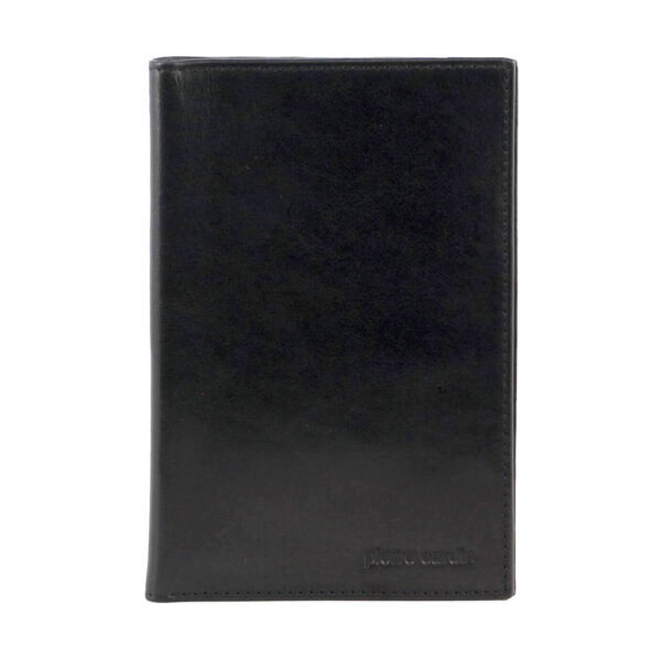 Load image into Gallery viewer, Pierre Cardin Leather Passport Holder Cover Wallet w/ RFID Protection - Black-2
