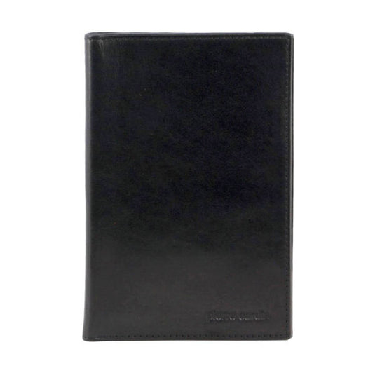 Pierre Cardin Leather Passport Holder Cover Wallet w/ RFID Protection - Black-2