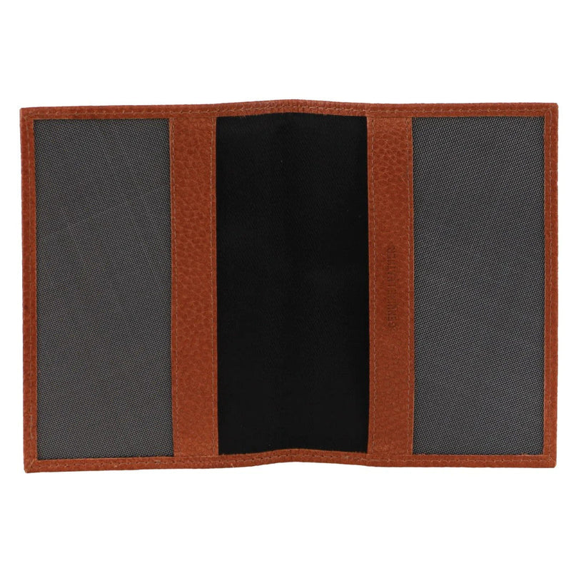 Load image into Gallery viewer, Pierre Cardin Slim Leather Passport Travel Wallet Holder RFID Case Cover - Cognac-2
