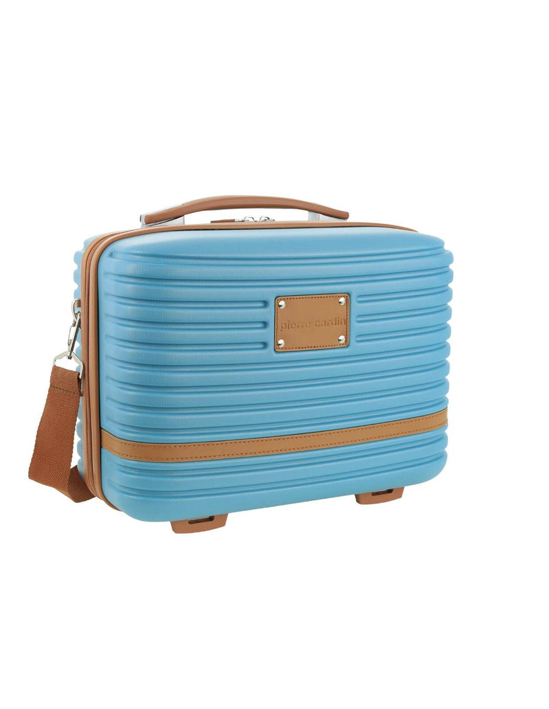 Load image into Gallery viewer, Pierre Cardin Beauty Case Hard Shell Makeup Cosmetic Organizer Travel in Blue-1

