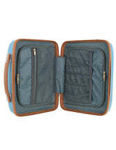 Pierre Cardin Beauty Case Hard Shell Makeup Cosmetic Organizer Travel in Blue-3