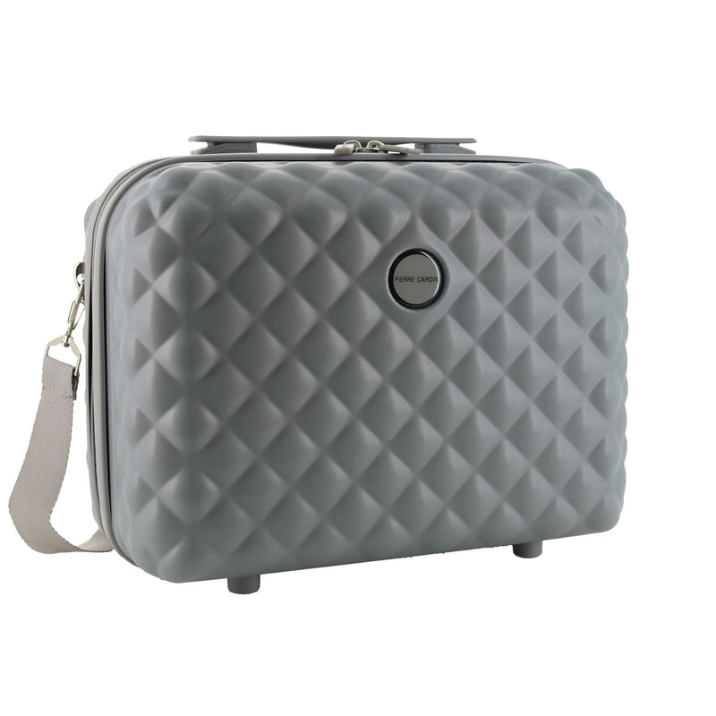 Load image into Gallery viewer, Pierre Cardin Beauty Case Hard Shell Makeup Cosmetic Organizer Travel in Grey-0
