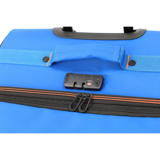 Set of 2 Pierre Cardin Water-Repellent Trolley Bags - Medium (72cm) & Large (82cm) - Blue, Expandable, TSA Lock-4