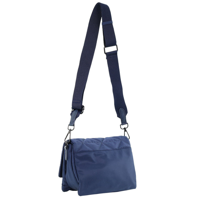 Load image into Gallery viewer, Pierre Cardin Ladies Nylon Quilted Textured Crossbody Bag in Navy-3
