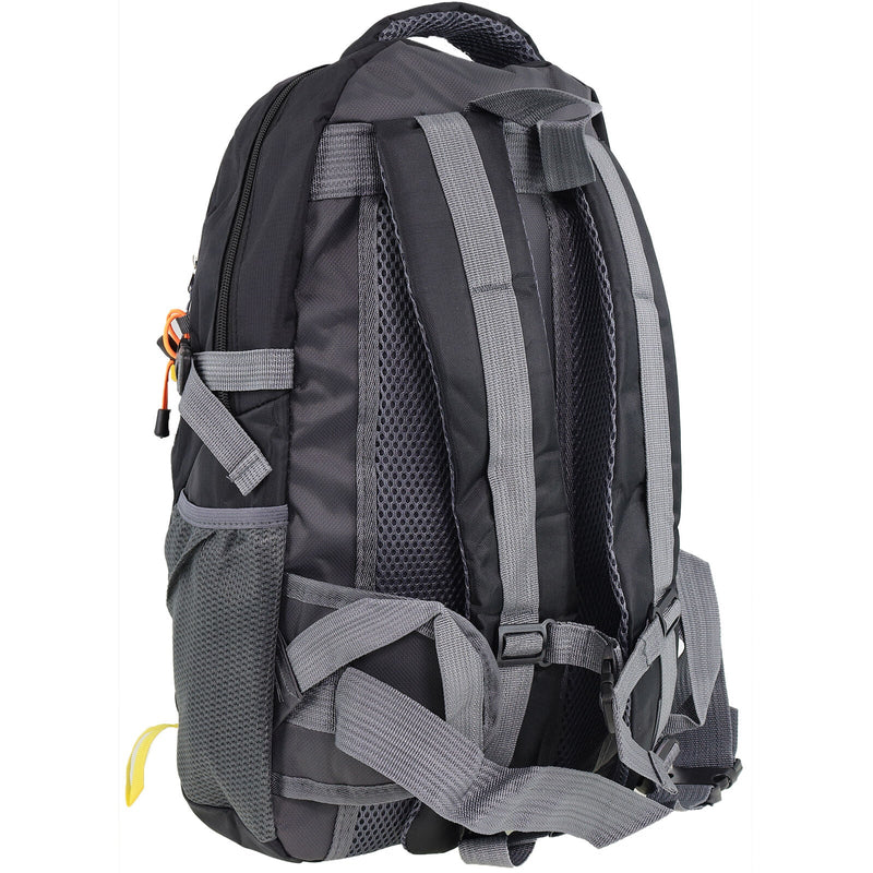 Load image into Gallery viewer, Pierre Cardin Mens 30L Nylon Adventure Backpack Bag Travel Hiking in Black-2
