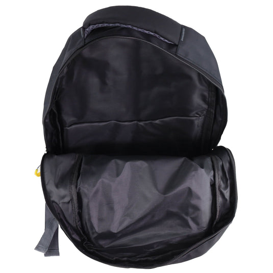 Pierre Cardin Mens 30L Nylon Adventure Travel Hiking Backpack Bag in Black-4