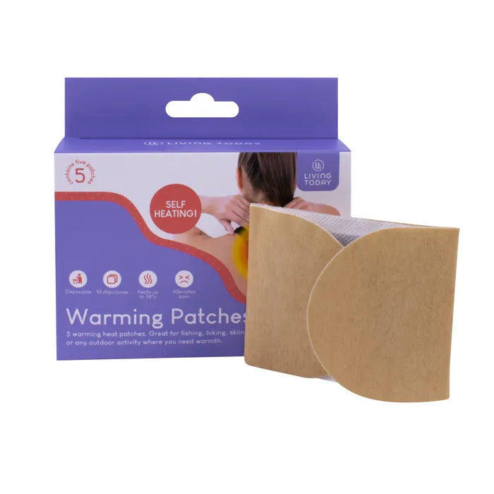Load image into Gallery viewer, 1 Pack of 5 Warming Patches Soft Self Heating Patch Hiking Fishing Skiing-4
