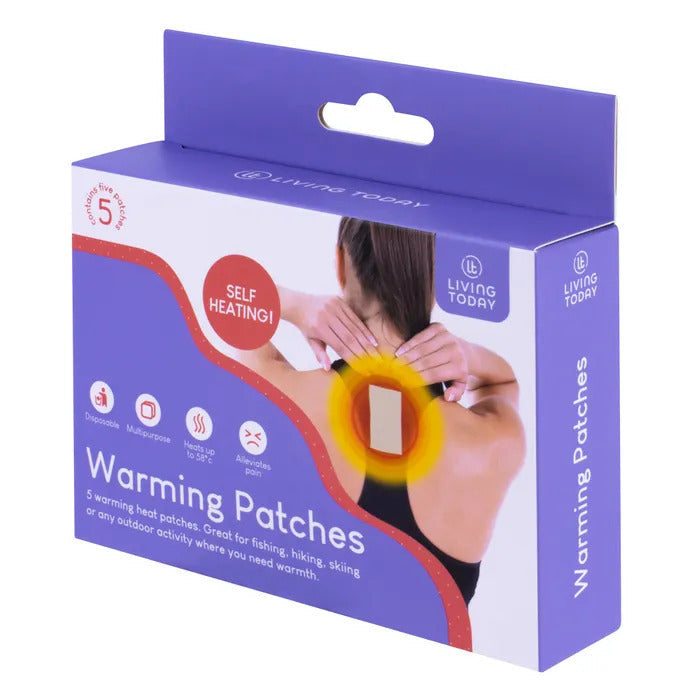 Load image into Gallery viewer, 1 Pack of 5 Warming Patches Soft Self Heating Patch Hiking Fishing Skiing-0
