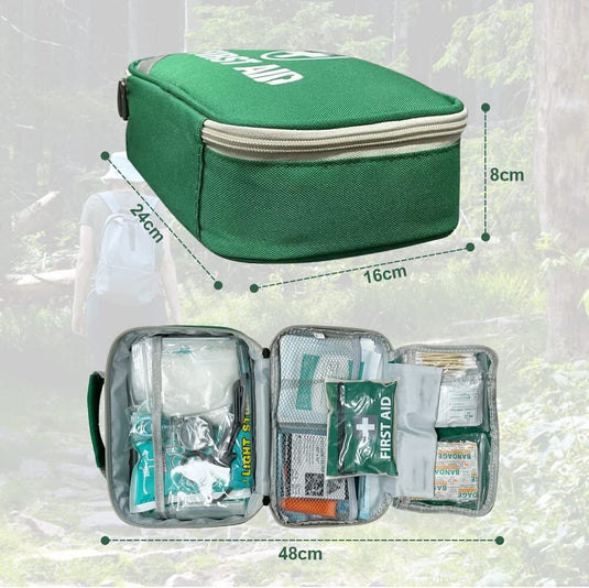 3x 258pcs Premium First Aid Kit Medical Travel Set Emergency Family Safety-3