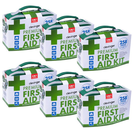 6x 258pcs Premium First Aid Kit Medical Travel Set Emergency Family Safety-0