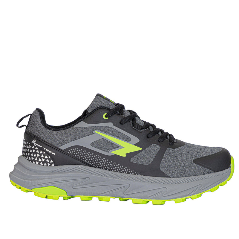 Load image into Gallery viewer, Peak Men&#39;s Trail Runners - Grey/Black/Green
