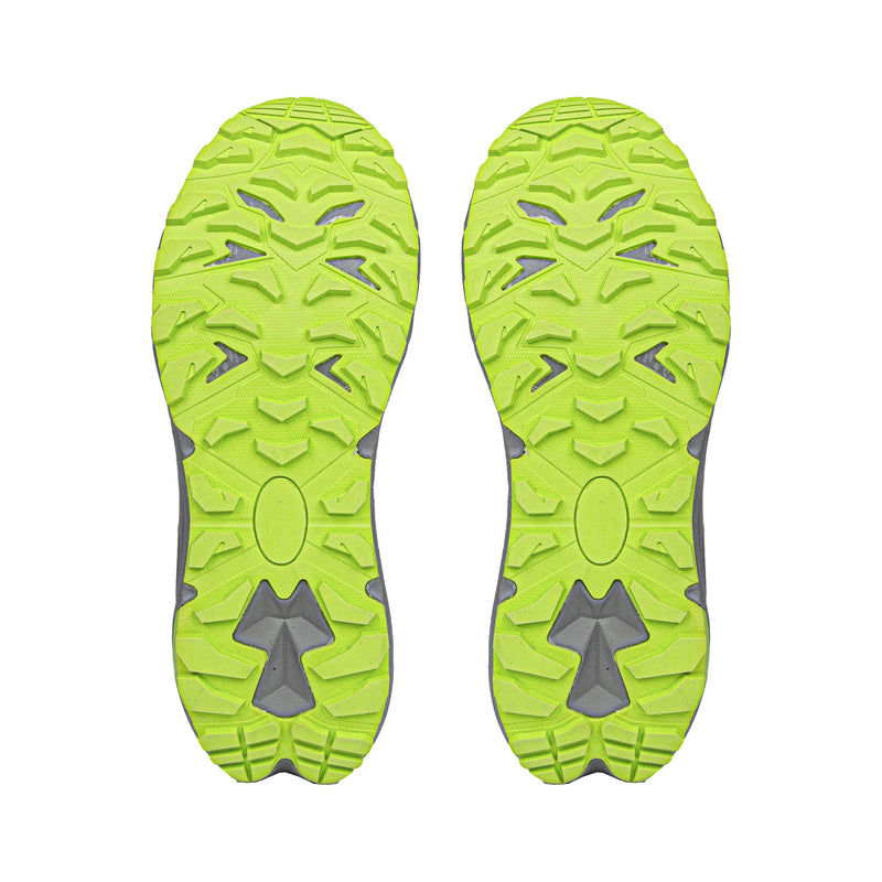 Load image into Gallery viewer, Peak Men&#39;s Trail Runners - Grey/Black/Green
