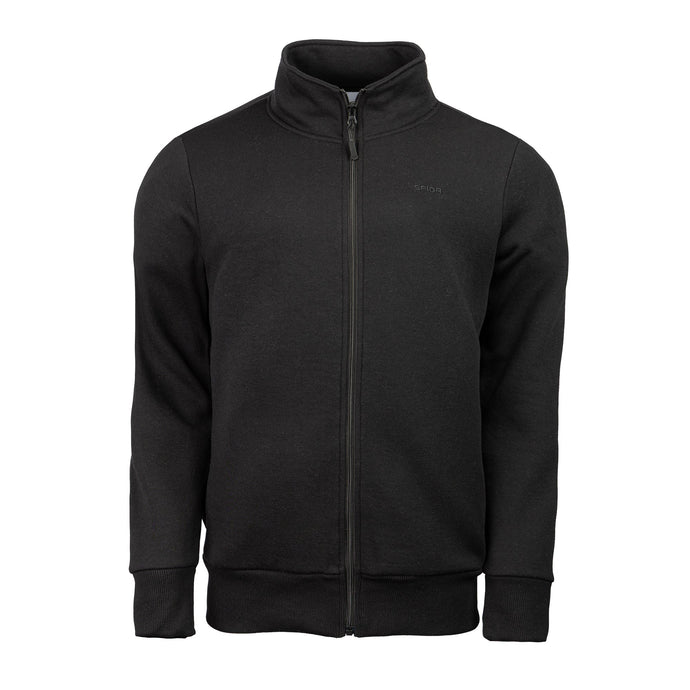 Perry Mens Full Zip Stand Collar Jacket - Black