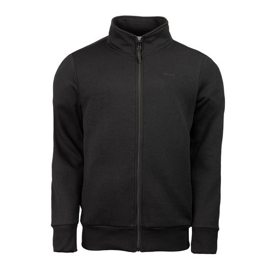 Perry Mens Full Zip Stand Collar Jacket - Black