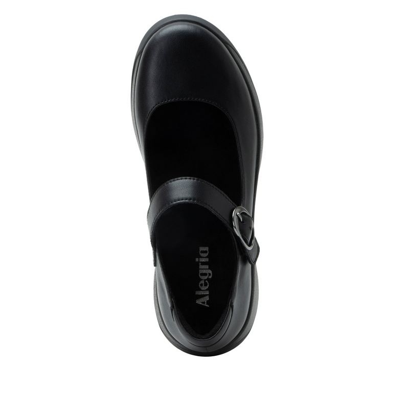 Load image into Gallery viewer, Alegria Womens Jazmine Mary Jane Leather Sandals Shoes (JAZ-601) in Black Nappa-4
