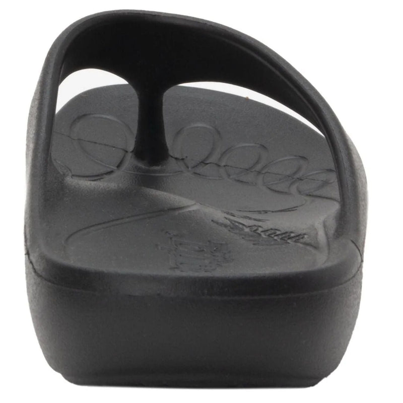 Load image into Gallery viewer, TRAQ Ode Womens Sandals Lightweight EVA Arch Support Comfort Thong in Black-4
